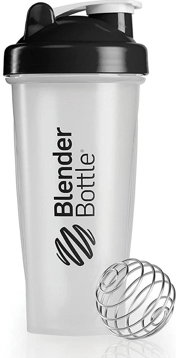 BlenderBottle Classic (Discontinued Style), 28-Ounce, Clear/Black