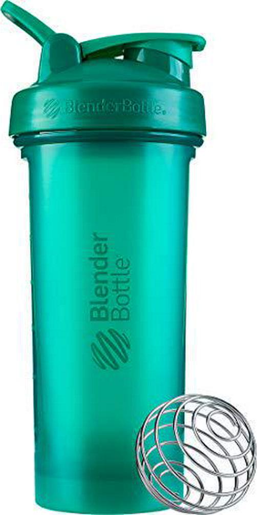 BlenderBottle Classic V2 Shaker Bottle Perfect for Protein Shakes and Pre Workout, 28-Ounce, Emerald Green, Pack of 15