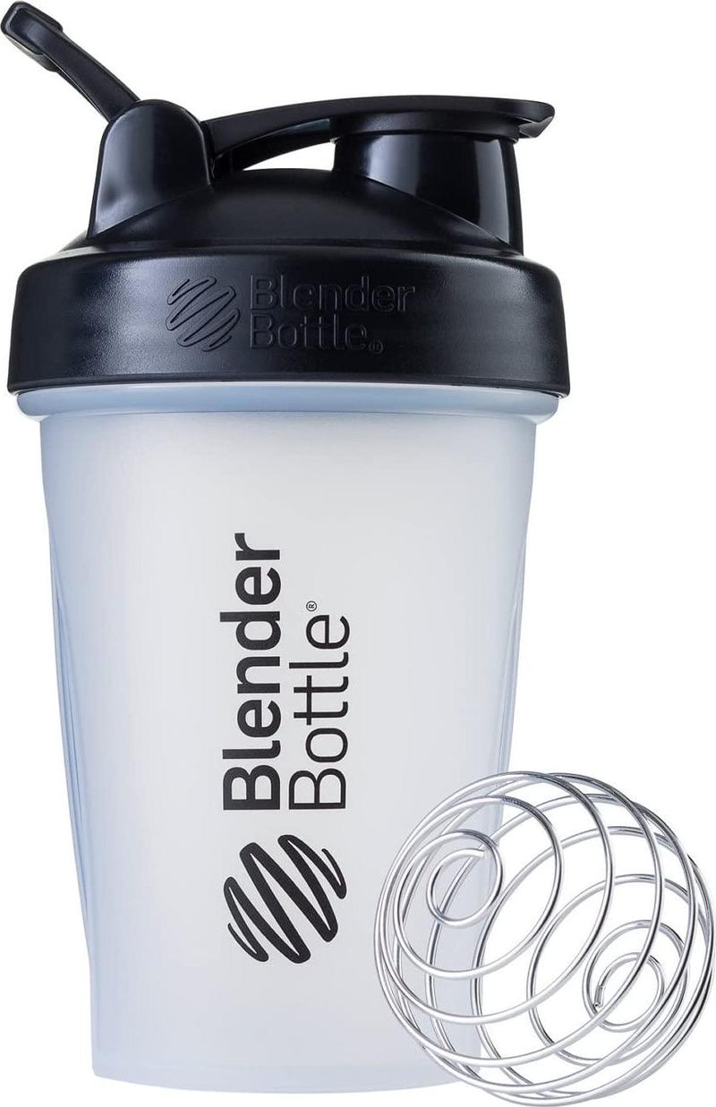 BlenderBottle Classic Loop Top Shaker Bottle, 28-Ounce 2-Pack, Clear/Black and Classic Loop Top Shaker Bottle, 20-Ounce, Clear/Black/Black