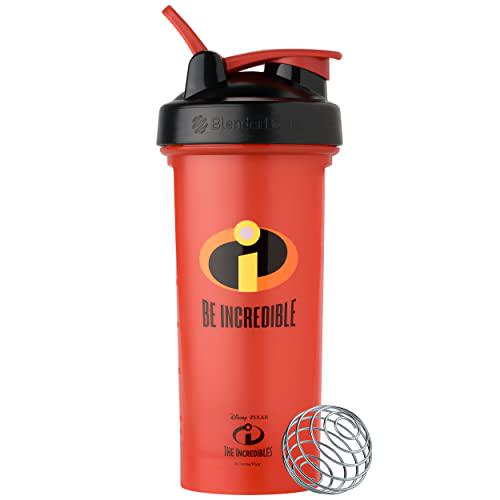 BlenderBottle Pixar Classic V2 Shaker Bottle Perfect for Protein Shakes and Pre Workout, 28-Ounce, The Incredibles