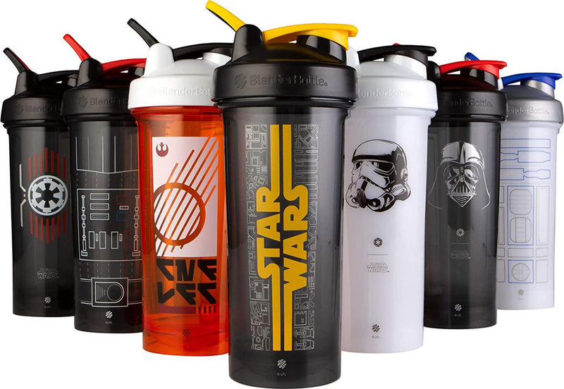 BlenderBottle Star Wars Shaker Bottle Pro Series Perfect for Protein Shakes and Pre Workout, 28-Ounce, Rebel Badge