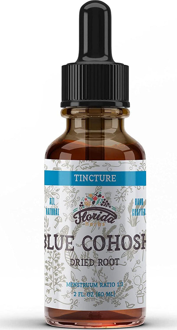 Blue Cohosh Tincture, Organic Blue Cohosh Extract (Caulophyllum Thalictroides)