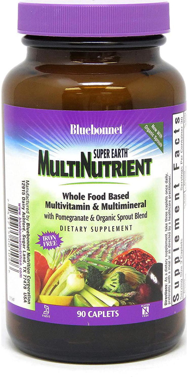 Bluebonnet Nutrition Super Earth Multinutrient Formula (Iron Free)