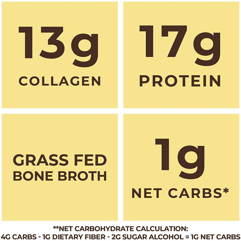 Bone Broth Protein Powder Vanilla 16Oz, Grass Fed - Non-GMO, Gut-Friendly, Dairy Free Protein Powder, Left Coast Performance