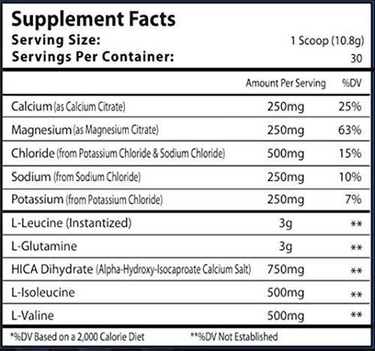 Boneafide Nutrition Boneafide BCAA, Caribbean Cooler, 30 Servings