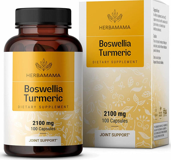 Boswellia Frankincense 100 Capsules 500 mg | Filled With Boswellia Serrata Extract | Contains 65% Boswellic Acids | Supports Muscle and Joint Health | Strengthens the Immune System | Improves Gut Func
