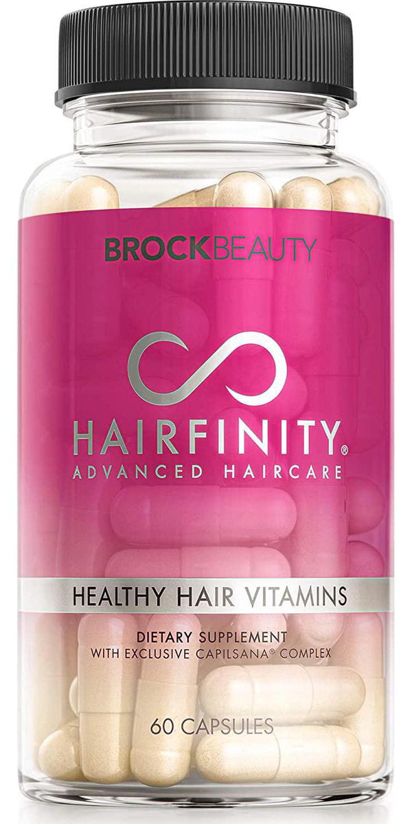 Brock Beauty Hairfinity Healthy Hair Vitamins 60 Capsules (1 Month Supply)