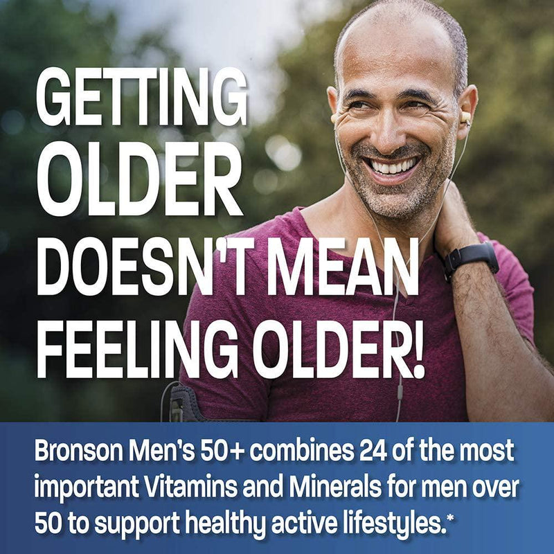 Bronson ONE Daily Mens 50+ Complete Multivitamin Multimineral (180)