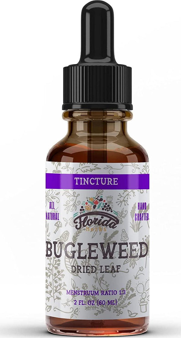 Bugleweed Tincture, Organic Bugleweed Extract (Ze LAN, Lycopus Virginicus) Herbal Supplement, Non-GMO in Cold-Pressed Organic Vegetable Glycerin 2 x 4 oz, 700 mg, 2 oz (60 ml)