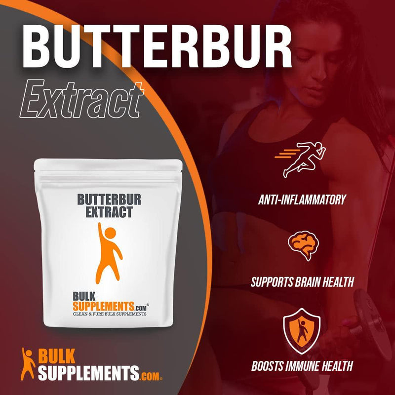 BulkSupplements Butterbur Extract Powder Neurological Support (50 Grams)