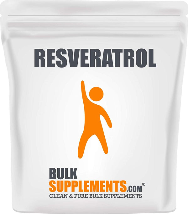 BulkSupplements.com Pure Resveratrol Powder - Antioxidants Supplement - Anti Aging Supplement - Nutritional Supplements - Brain Juice - Heart Supplements - Nad Booster (1 Kilogram - 2.2 lbs)