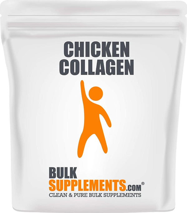 BulkSupplements.com Hydrolyzed Collagen (Chicken) Powder - Collagen Powder - Collagen Peptides Powder For Women - Collagen Supplements - Collagen For Men - Keto Collagen (250 Grams - 8.8 oz)