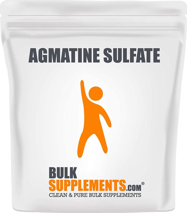 BulkSupplements.com Agmatine Sulfate Powder - Nitric Oxide Supplement - Pre-Workout Powder - Nitric Oxide Powder - Pure Pump Supplement - Running Pre Workout Supplement (250 Grams - 8.8 oz)