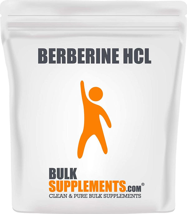 BulkSupplements.com Berberine HCl Powder - Berberine 500mg Supplement - Berberine Supplements - Berberine HCl 500mg Powder - HCl Supplement (250 Grams - 8.8 Oz)