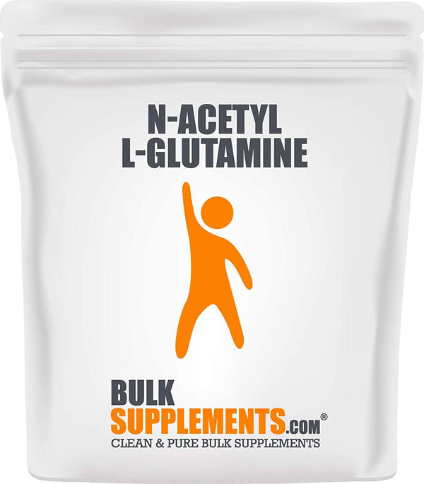BulkSupplements.com N-Acetyl L-Glutamine Powder - Recovery Supplements Post Workout - Amino Acids Supplement for Women - Post Workout for Men (100 Grams - 3.5 oz)