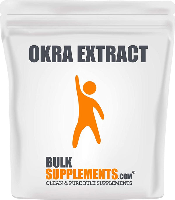 BulkSupplements.com Okra Extract Powder - Digestion Supplement - High Fiber Supplements (100 Grams - 3.5 oz)