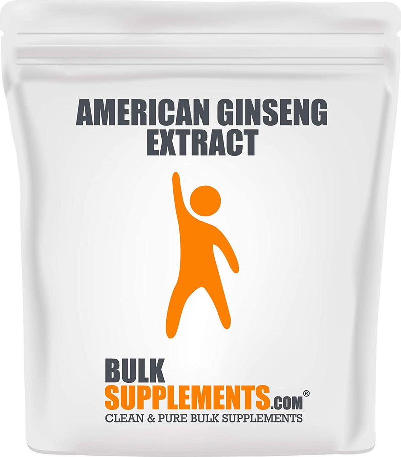 BulkSupplements.com American Ginseng Extract Powder - Panax Ginseng - Ginseng Supplement - Panax Ginseng Extract - Ginseng Herbal Supplements - Ginseng Powder (500 Grams - 1.1 lbs)