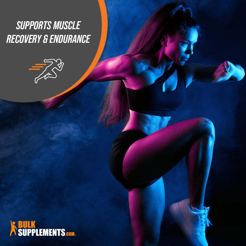 BulkSupplements.com Beta Alanine Capsules - Beta Alanine Pills - Unflavored Pre Workout - Vegan Pre Workout - Workout Recovery - Muscle Recovery Supplement (100 Gelatin Capsules - 100 Servings)