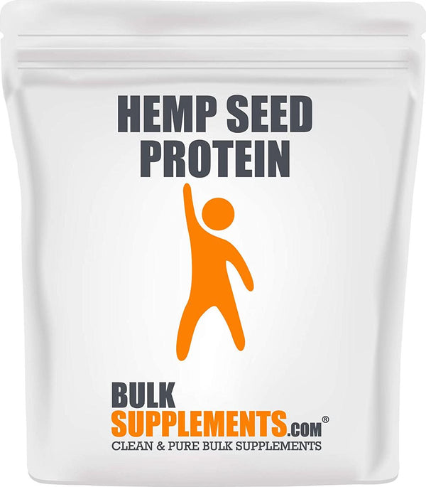 BulkSupplements.com Hemp Seed Protein - Vegan Protein Powder - Unsweetened Protein Powder - Superfood Protein Powder (500 Grams - 1.1 lbs)