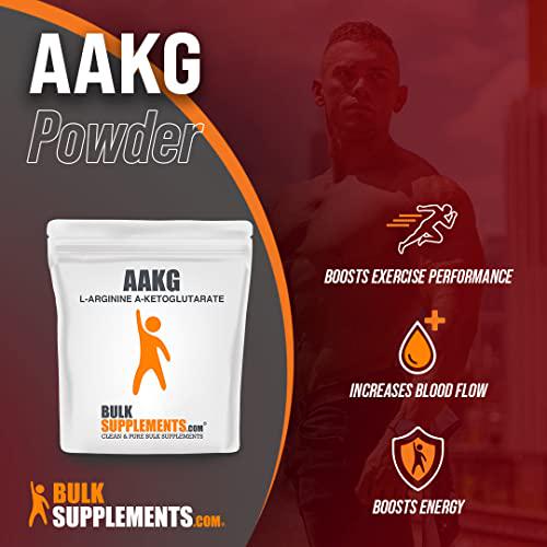 BulkSupplements.com L-Arginine Alpha-Ketoglutarate 2:1 - AAKG Powder - Arginine Supplement - Arginine AKG Supplement - Workout Powder - L Arginine Powder (500 Grams - 1.1 lbs)