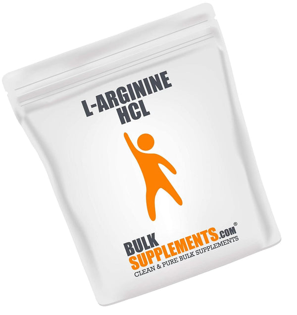 BulkSupplements.com L-Arginine HCl Powder - Arginine Supplement - Nitric Oxide Powder - Amino Acids Supplement for Men - Nitric Oxide Supplement - L Arginine Powder (250 Grams - 8.8 oz)