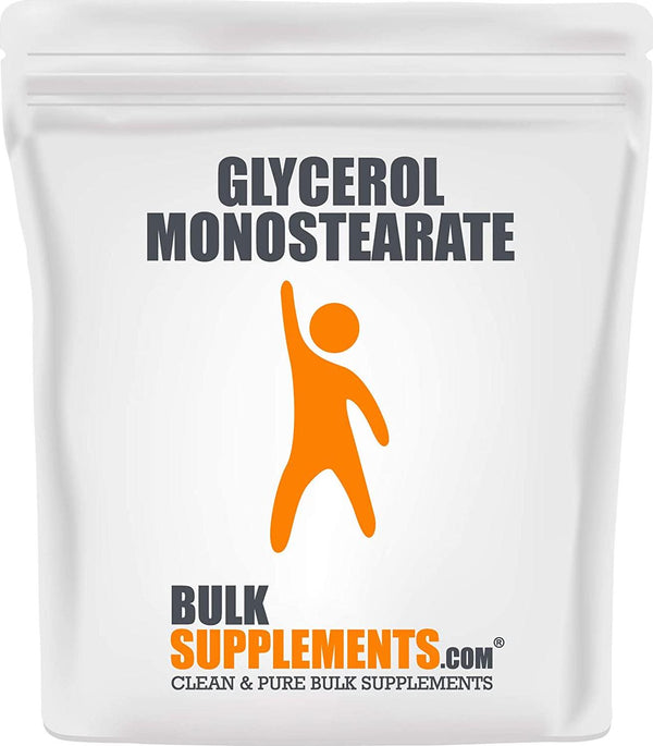 BulkSupplements.com Glycerol Monostearate Powder - Pre Workout Powder - Glycerol Powder - Food Grade Glycerin Powder - Pre Workout Pump Powder - Pump Supplement (500 Grams - 1.1 lbs)