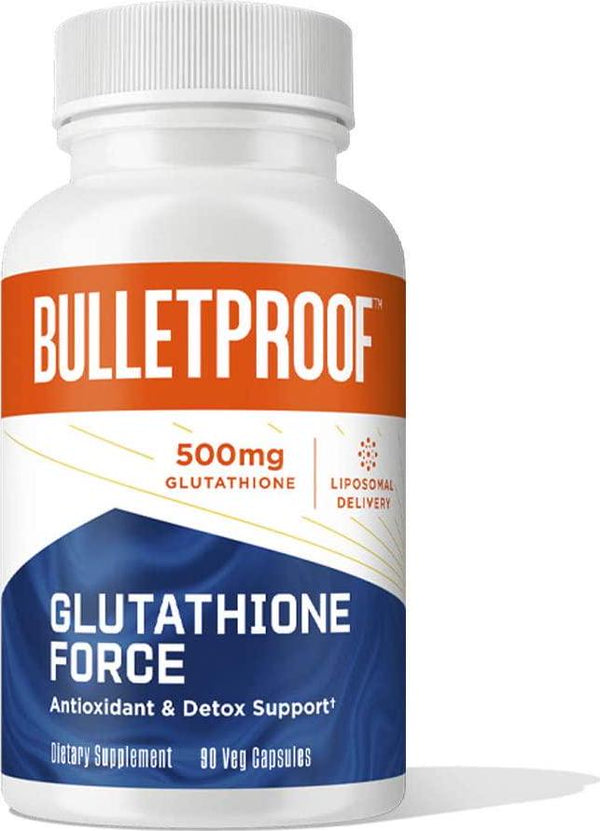 Bulletproof Glutathione Force Antioxidant and Detox Support Capsules, 90 Count, Supplement for Liver Detox and Immune Support