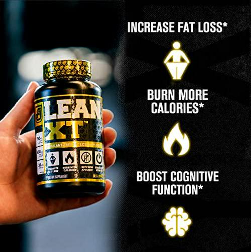 Burn XT Thermogenic Fat Burner and Lean XT Caffeine Free Weight Loss Supplement