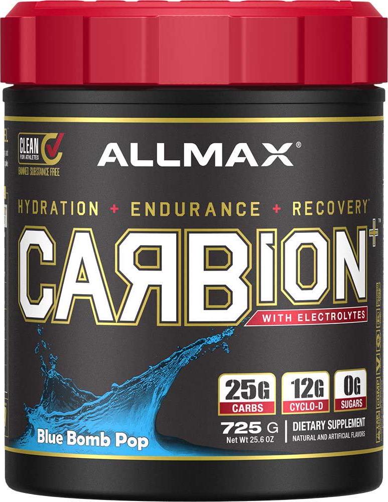 CARBion+ with Electrolytes, Blue Ice Pop, 25.6 oz (725 g), ALLMAX Nutrition