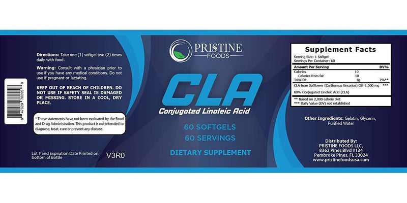 CLA, CLA Safflower Oil, CLA Supplements, CLA Safflower - 120 Softgel CLA 1000 MG Complex Power CLA - Weight Loss, Non GMO, Anti Inflammatory, All Natural, Belly Fat Burner and Retain Lean Muscle Mass