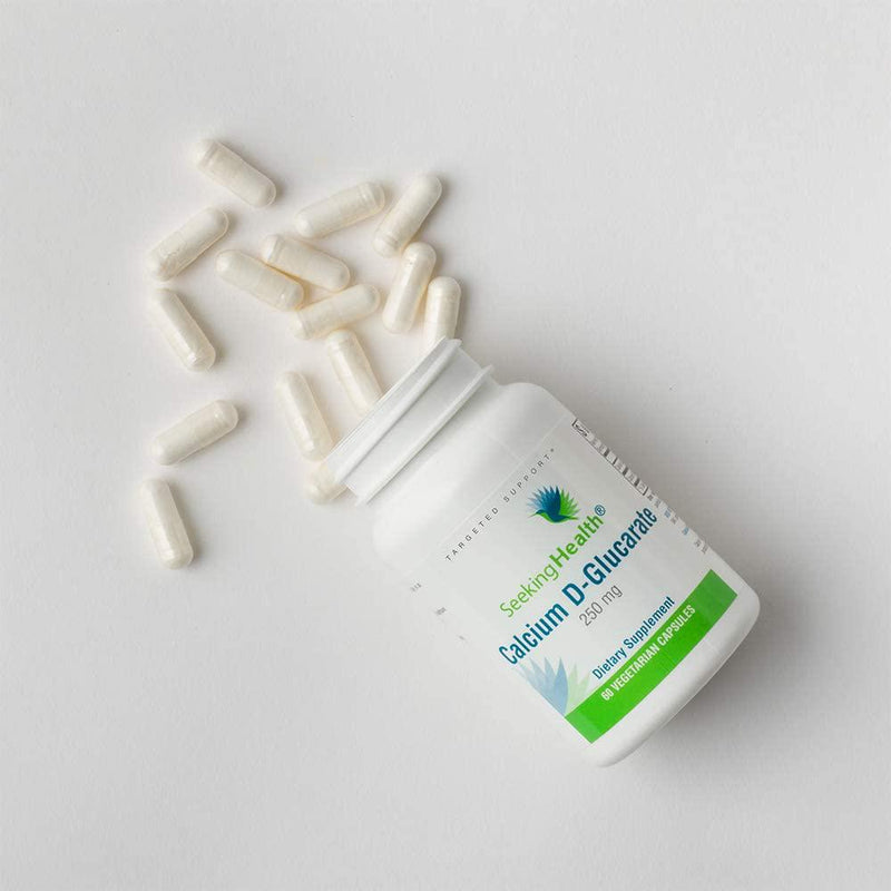 Calcium D-Glucarate | 250 mg | 60 Vegetarian Capsules | Physician-Formulated | Seeking Health
