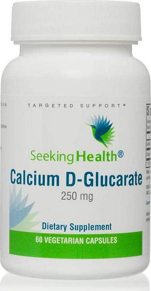 Calcium D-Glucarate | 250 mg | 60 Vegetarian Capsules | Physician-Formulated | Seeking Health