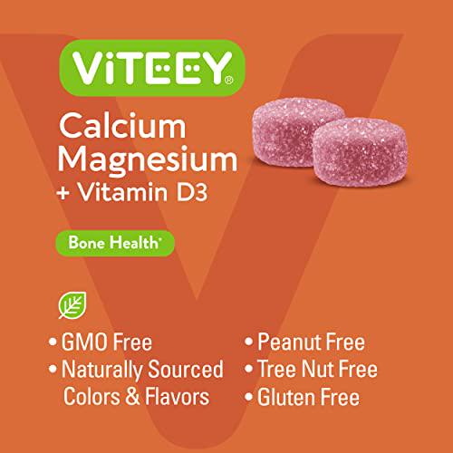 Calcium Magnesium with Vitamin D3 Gummies 90 Count 2 Pack