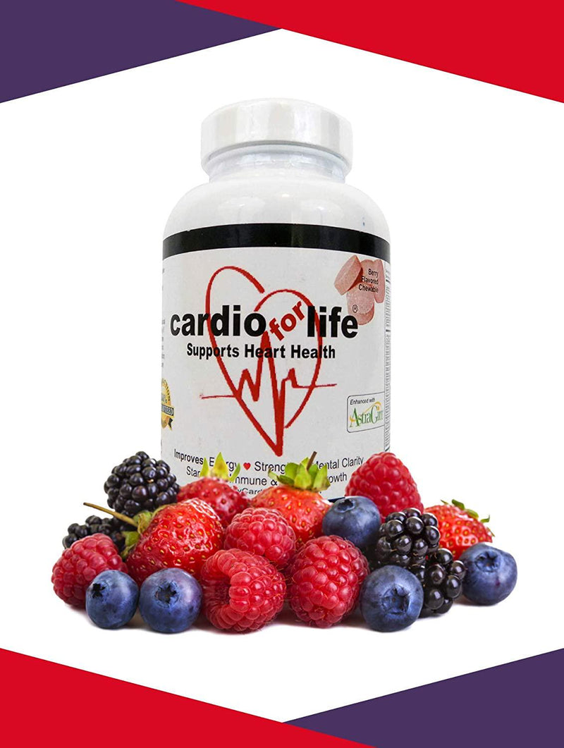 CardioForLife by Health Guardian - 60 Chewable Tablets - Berry