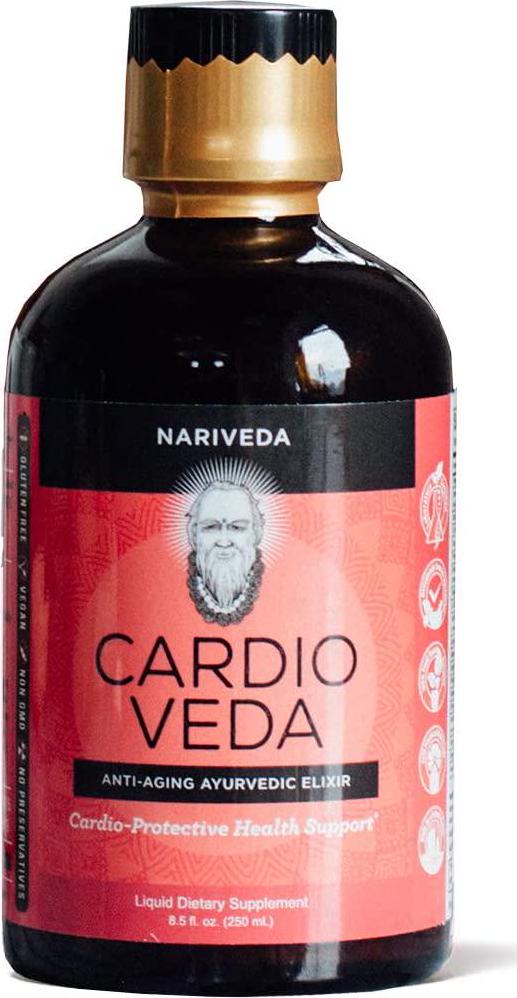 Cardio Veda by Nariveda | Ayurvedic Heart and Circulation Support from Nourishing Plant-Based Patented Nutrients | Supports Healthy Cellular and Cholesterol Lowering Vein and Blood Pressure Support
