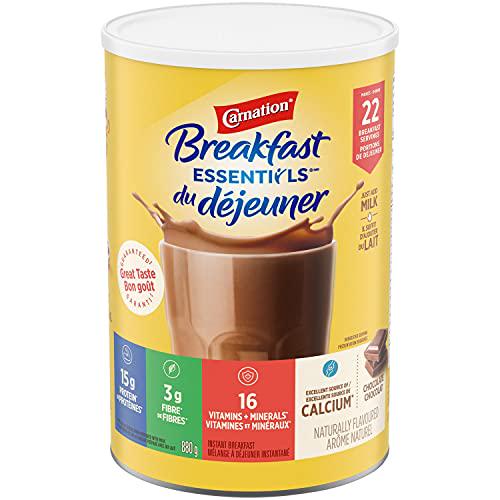 Carnation Breakfast Essentials, Breakfast Drink Mix, Chocolate, 880g/31oz, Imported from Canada}