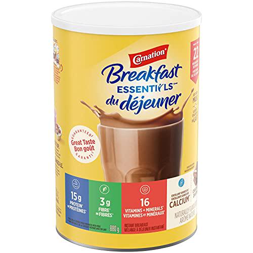 Carnation Breakfast Essentials, Breakfast Drink Mix, Chocolate, 880g/31oz, Imported from Canada}