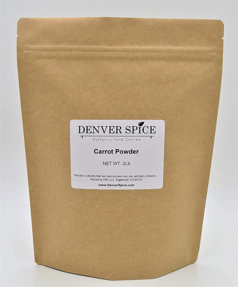 Carrot Powder - 2 Pounds - Dehydrated Ground Carrot Root Powder Dried Vegetables