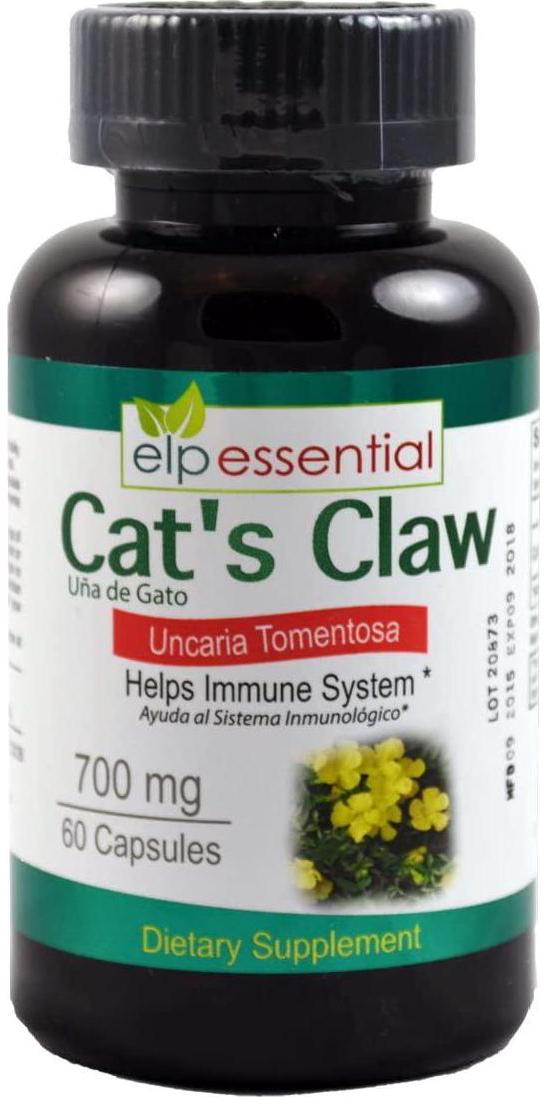 Cat's Claw Uña de Gato Uncaria Tomentosa 700mg 60 Capsules