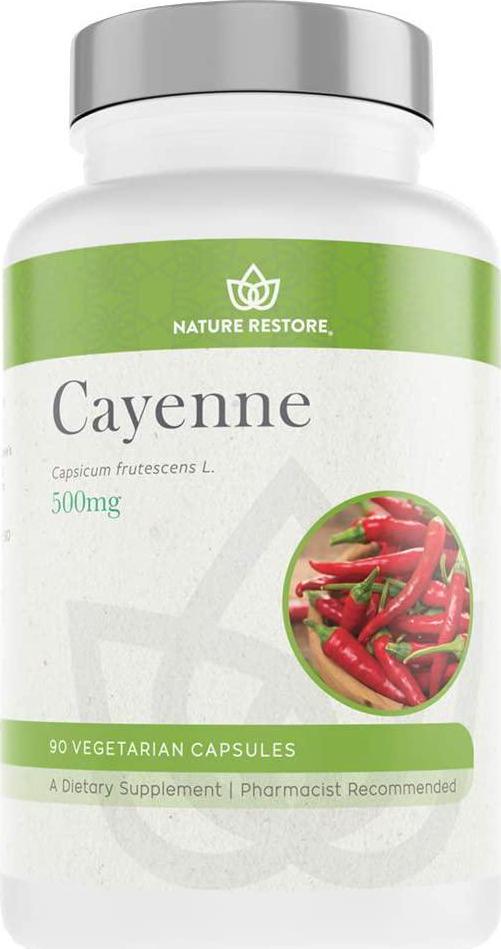 Cayenne Pepper Extract Supplement, Standardized to 0.45 Percent Capsaicin, 70,000 Scoville Heat Units, 90 Capsules, Manufactured in USA, Non-GMO and Gluten Free