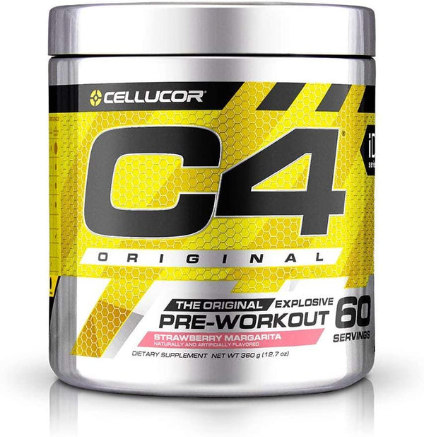 Cellucor ID Series C4 Pre Workout Original Strawberry Margarita Dietary Supplement 60 Servings