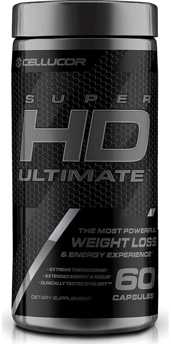 Cellucor Super HD Ultimate Thermogenic Fat Burner and Weight Loss Supplement with Caffeine and Natural Metabolism Boosters, 60 Count Capsules