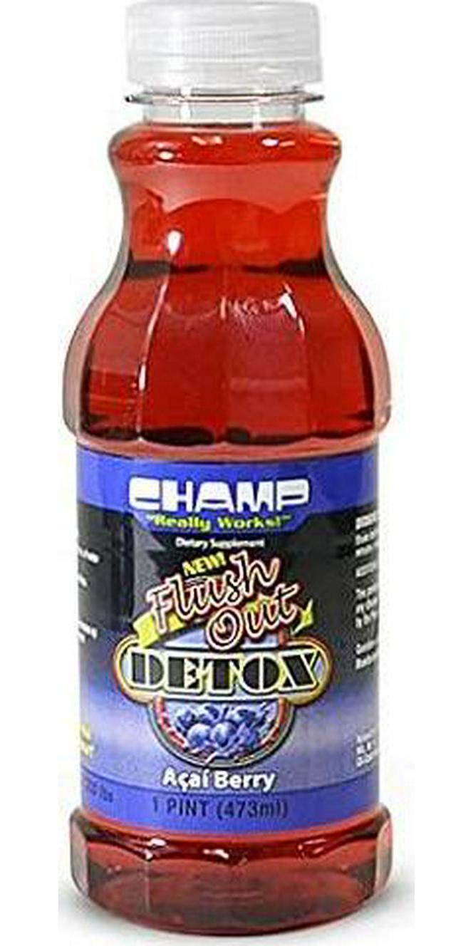 Champ Flush Out Detox Drink, Acai Berry, 1 Pint (2 Count)