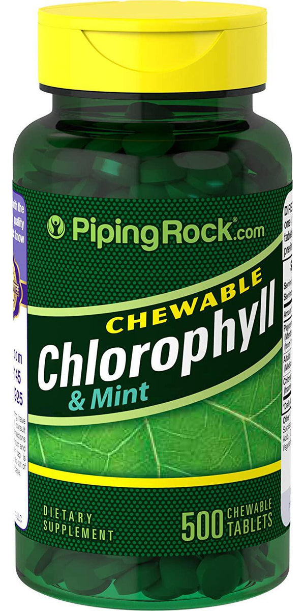 Chewable Chlorophyll and Mint 500 Chewable Tablets