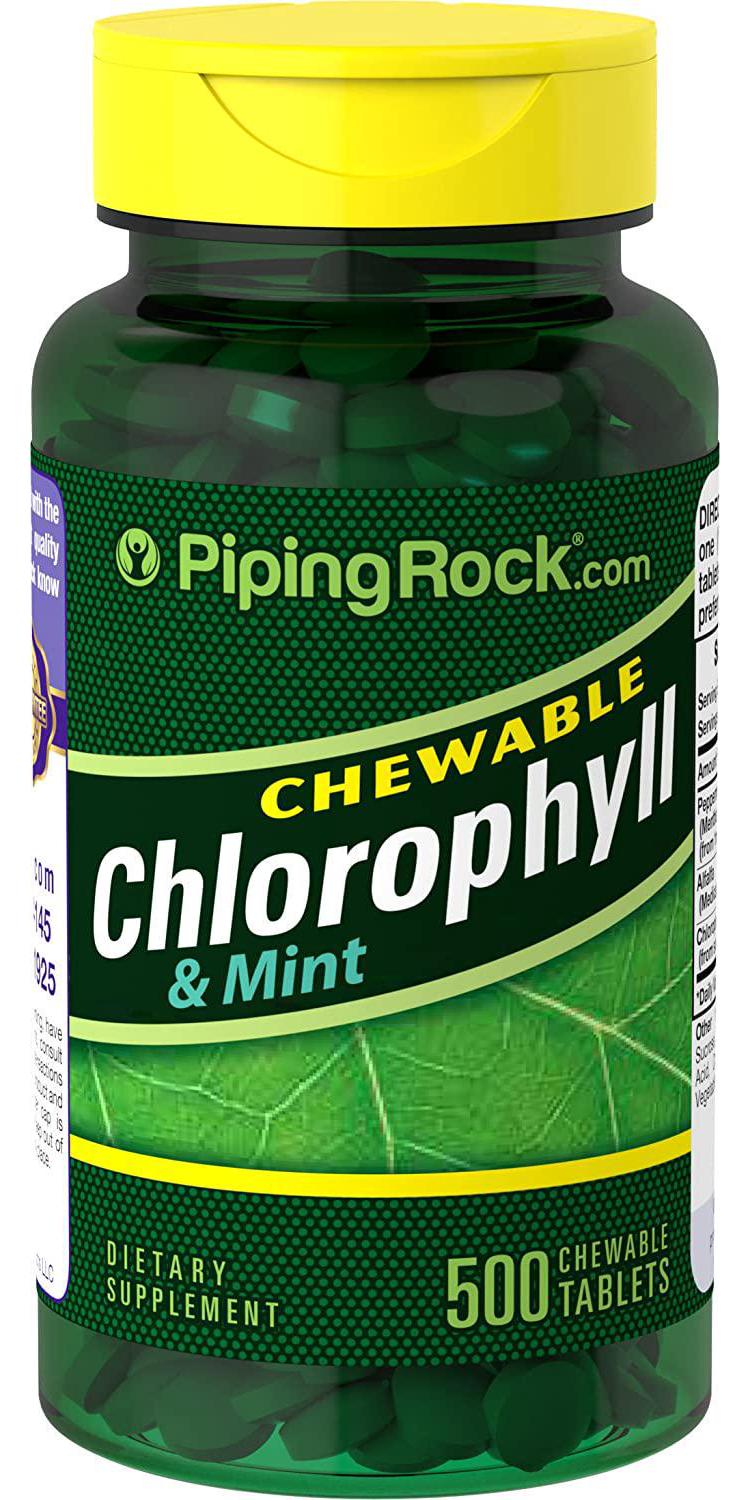 Chewable Chlorophyll and Mint 500 Chewable Tablets