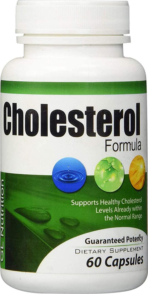 Cholesterol Formula (2 Pack) - Unique Blend of All-Natural Ingredients to Increase HDL and Lower LDL Levels | Supports Heart, Liver and Lungs | Cholesterol and Triglyceride Lowering Supplement