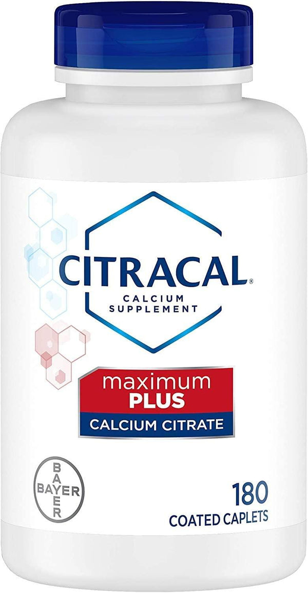 Citracal Calcium Citrate Formula Maximum Coated Tablets , 180 Count ( Pack Of 3 )
