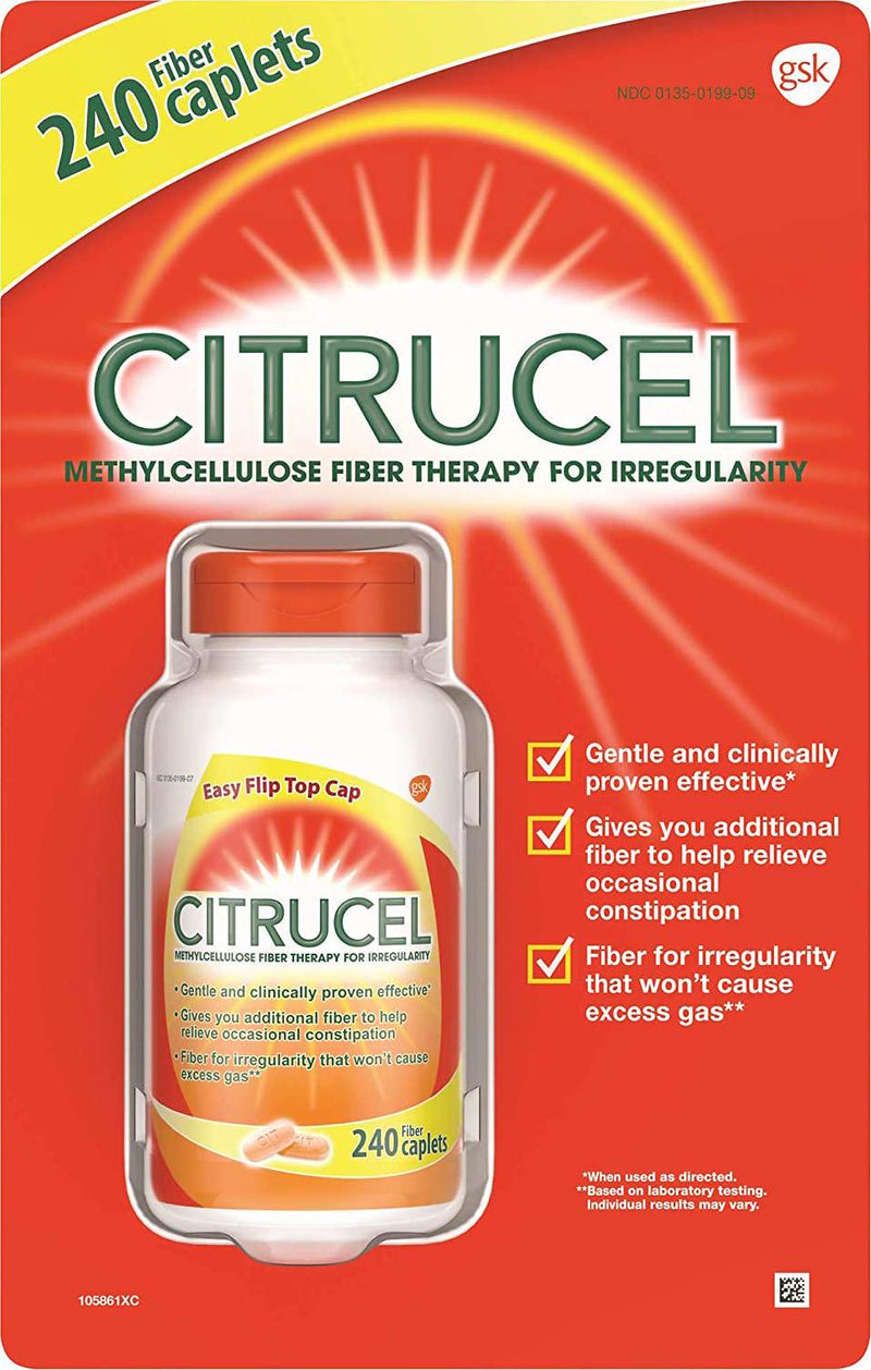 Citrucel Fiber Therapy for Regularity 500 Mg, 240 Caplets