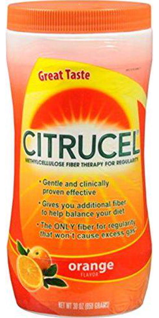 Citrucel Orange Flavor 30 oz (Pack of 7)