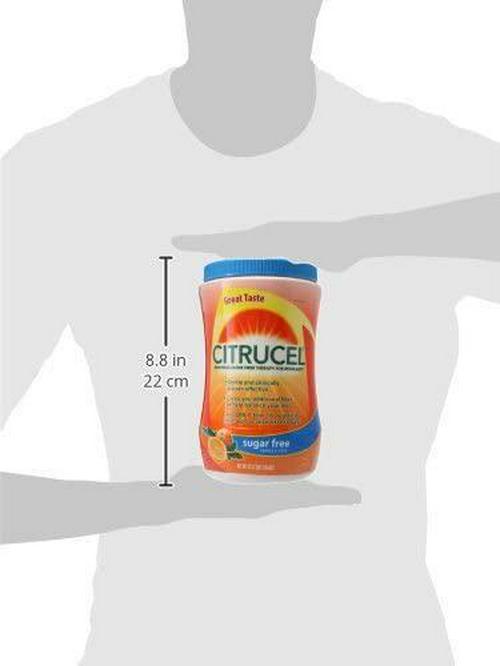 Citrucel Powder Sugar-Free Orange-Flavor Fiber Therapy for Occasional Constipation Relief, 32 Ounce